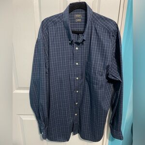 Arrow Men's Navy Checkered Shirt